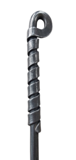 Poker with Ribbon Twist Handle